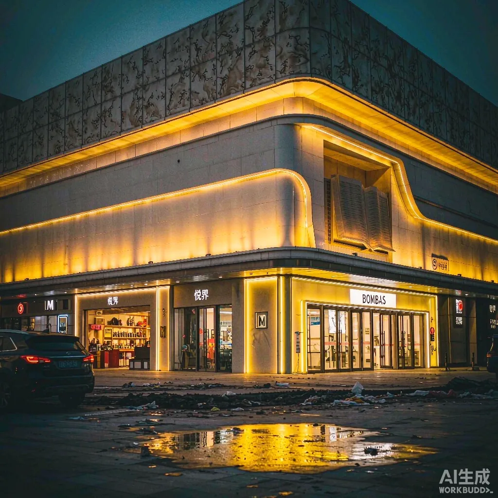 袁山中路商业街亮化工程